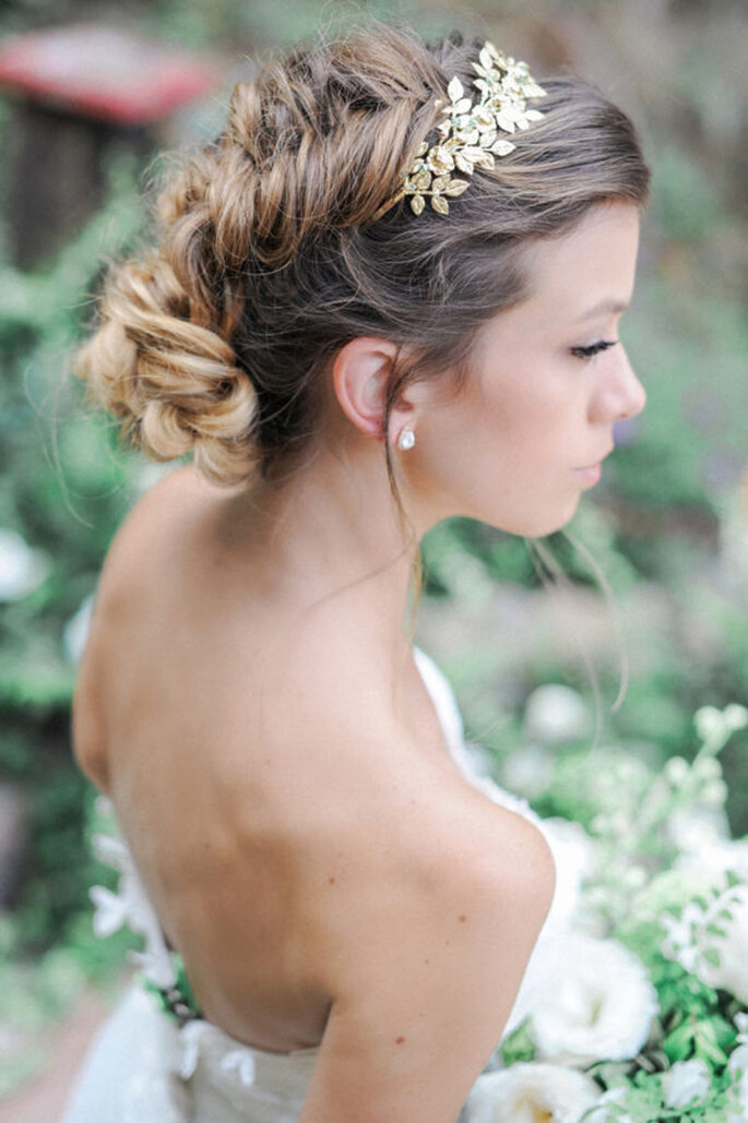 Coiffures de mariée avec tresses