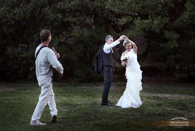 Première danse des jeunes mariés